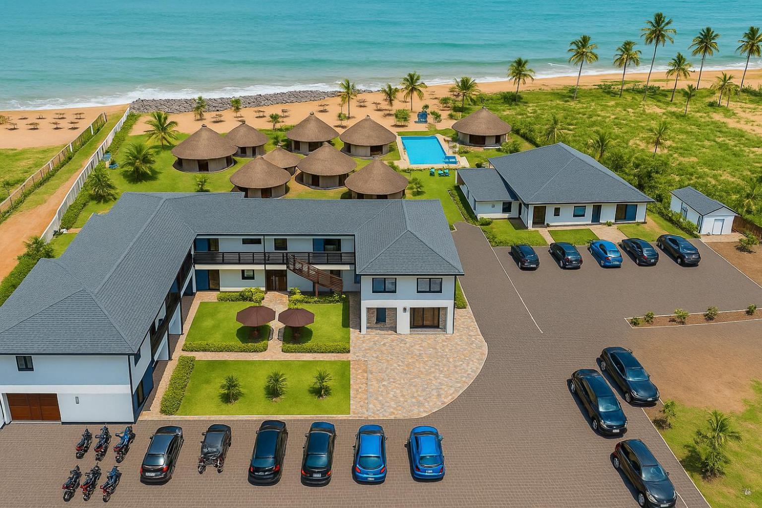 Lemon Beach Resort Elmina ภายนอก รูปภาพ